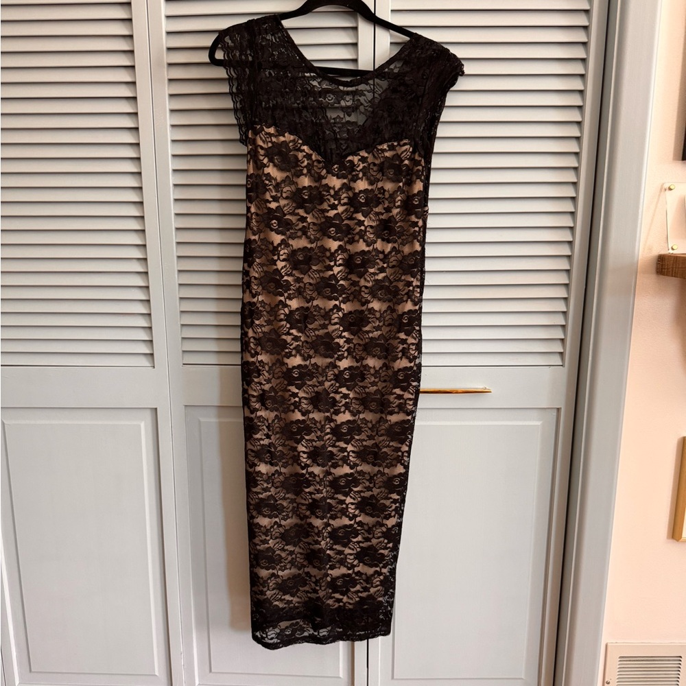 ASOS Lace sheath midi dress. (Maternity!)